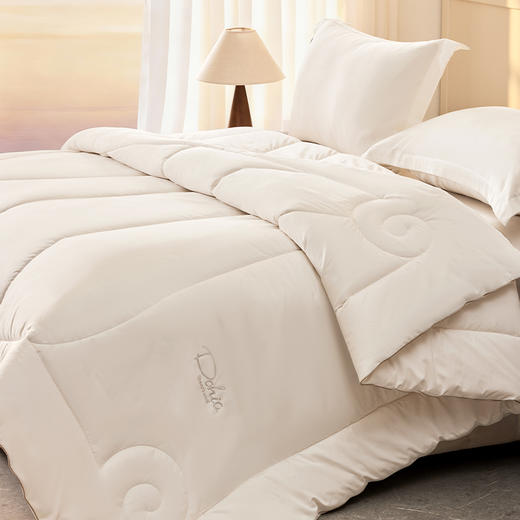 多喜爱 暖阳澳洲纯羊毛冬被【100%澳洲进口羊毛】【磨绒面料】蓄热保暖  精美织带 烫钻工艺 商品图6