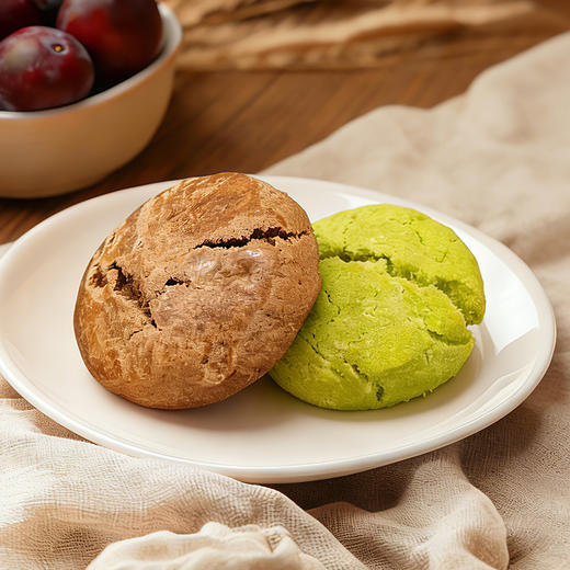 巧克力&斑斓椰蓉司康 | 55g*6枚/盒 英式甜点 零食下午茶 小呆鸟「小呆鸟系列满98包邮」 商品图2