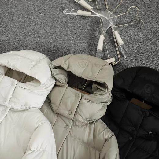 D121815九格长款连帽羽绒服轻盈保暖不厚重外套男女同款 商品图7