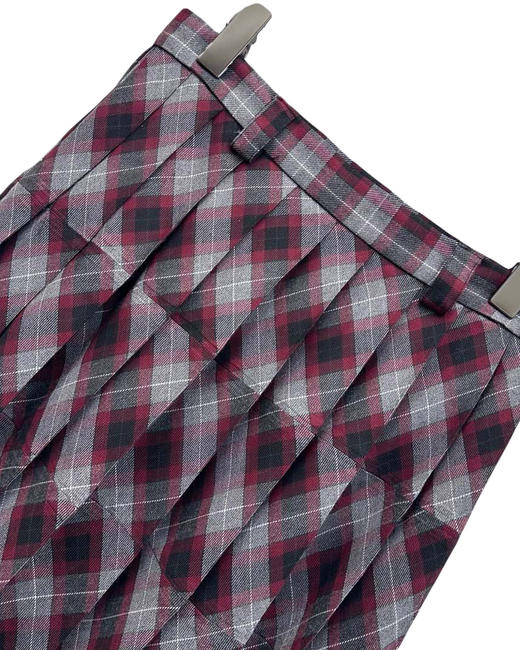 女款格纹百褶半裙ho017 商品图2