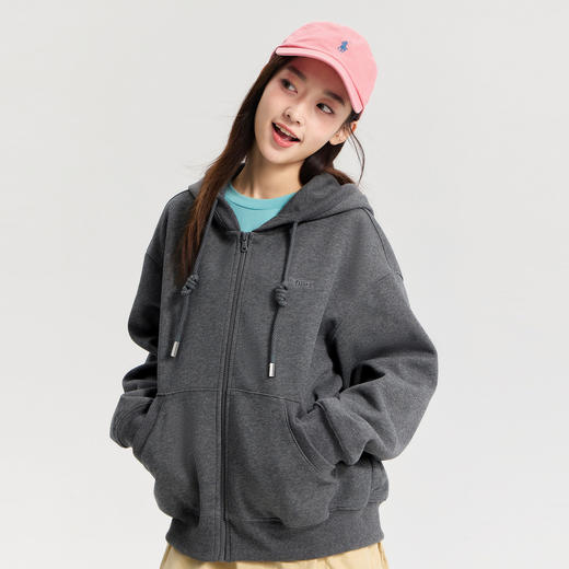 笛莎Deesha青少年女童卫衣2026春季女童连帽卫衣外套 商品图3