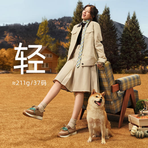 Pansy盼喜女鞋休闲运动鞋 | 透气聚酯布面料、表面泼水加工处理、易打理 、后跟“小枕头”跟脚、舒适好穿【HZ】 商品图2