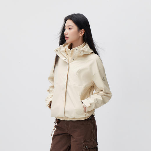 都市护身服|森马中国国家地理系列外套女春季三防防风夹克两件套 商品图2