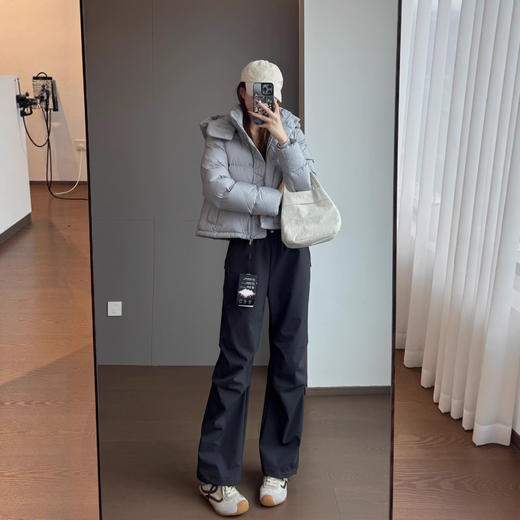 户外登山！2025松紧一体腰抗风耐磨防水软壳加绒可束脚工装裤冬款！ 商品图2