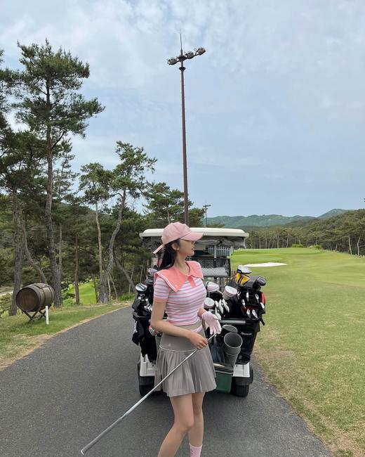 F家春夏新款女士海军领针织短袖搭配撞色条纹。W222141-20 商品图2