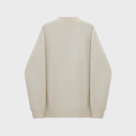 【新品上新】HX 冬季中领毛衫S107544238101 商品图1