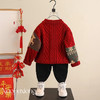 【马年！A类加厚毛衣年服】拜年服 男童毛衣冬季喜庆加厚毛衣 新年儿童圣诞衣服 宝宝红色针织衫 过年年服 商品缩略图4