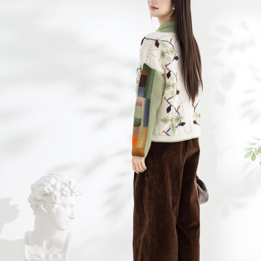 苏苏姐家暮林翻领开衫手工DIY编织羊毛钩针毛线团衣服材料包 商品图2