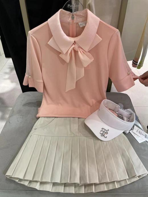 春夏新款女士绢感丝巾中袖polo衫，大气时尚又清新！W222119-24 商品图0