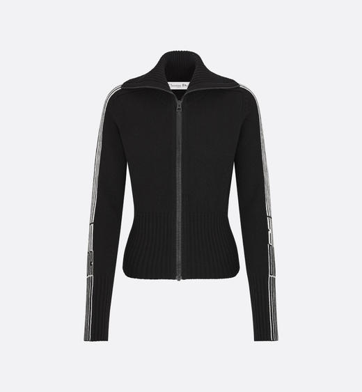 【特价】DR-S Alps字母拉链黑开衫 商品图0