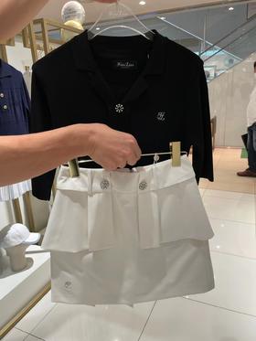 F家春夏新款女士双层大百褶短裙来了！出镜率极高的实用搭配单品！W822120-29