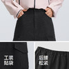 森马半身裙女春季磨毛纯色开叉直筒裙小个子简约休闲风潮酷工装裙 商品缩略图3