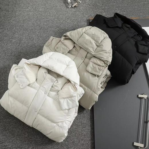 D121815九格长款连帽羽绒服轻盈保暖不厚重外套男女同款 商品图1