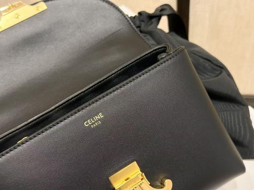 CELINE 赛琳 nino 黑色 光面 牛皮 小号（LZ） 商品图3