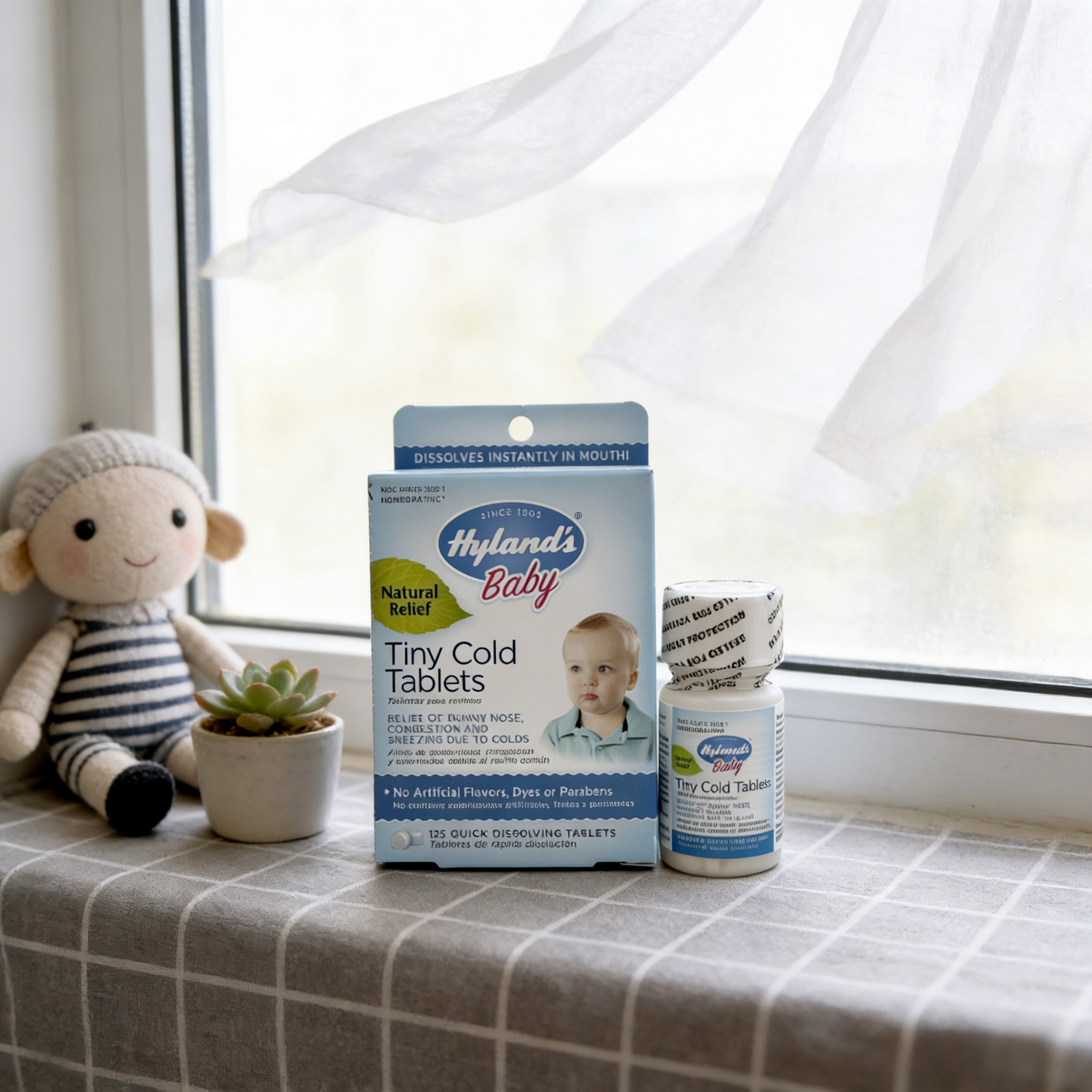 美国Hyland's Tiny Cold宝宝舒缓小片125粒