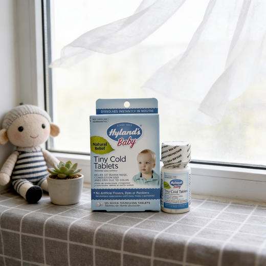 美国Hyland's Tiny Cold宝宝舒缓小片125粒 商品图0