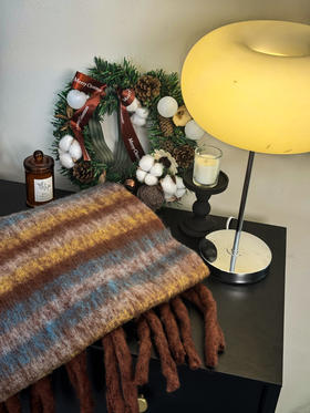 鹿鹿推荐·枫叶焦糖氛围感围巾