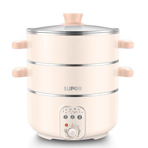 苏泊尔 SUPOR多用途锅 电蒸锅 多功能家用电火锅 大容量不沾锅电煮锅 11L蒸煮涮多功能锅苏泊尔电蒸锅 ZN26YK18 商品图0