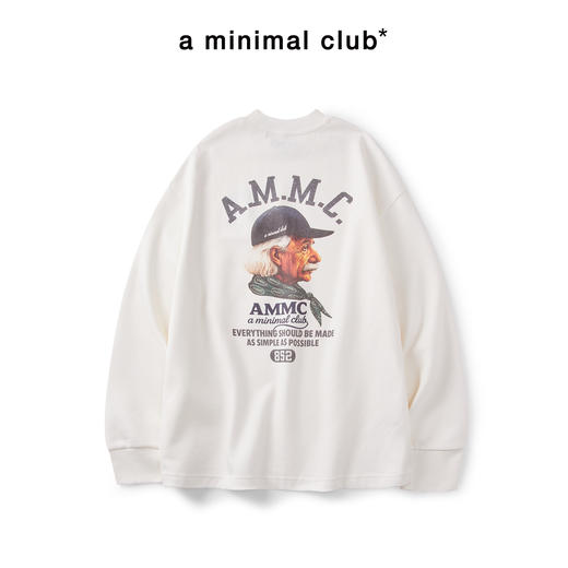 a minimal club印花磨毛长袖T恤【远红外发热】抑菌防螨AM5BTL08-10 商品图2