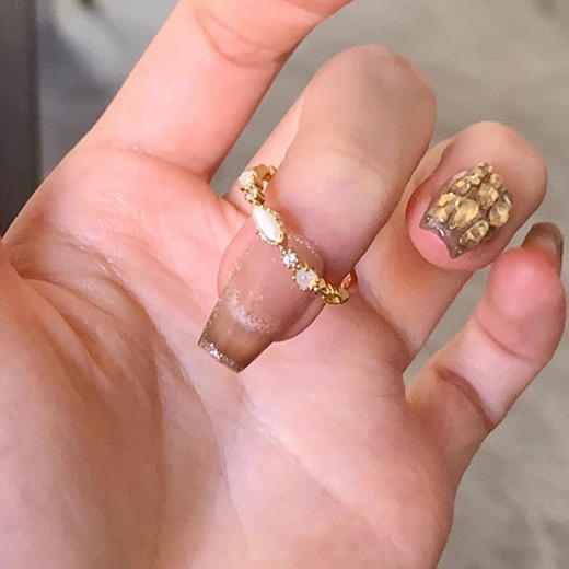 超闪水钻爱心戒指温柔气质高级戒指-纪念日百货门店同款162994124 商品图1