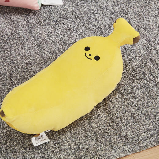 舒柔抱枕靠枕毛绒靠垫沙发抱枕包子香蕉饺子铜锣烧 商品图7