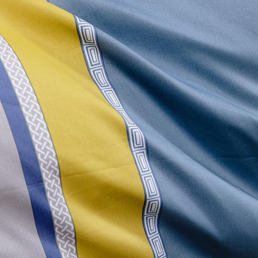 水星家纺全棉长绒棉60s抗菌印花四件套DH 芋见天南星 1.5米床 124800 商品图3