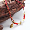 ELOANE GALLERY落岸 天然淡水珍珠红玛瑙碎金钱袋吊坠红绳手链ORIENT红韵系列 商品缩略图6