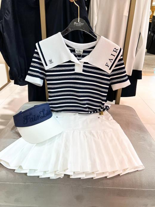 仙女家早秋新款女士小百褶短裙，搭配针织衫就俏皮甜美，搭配POLO衫又元气满满W822137-20 商品图2