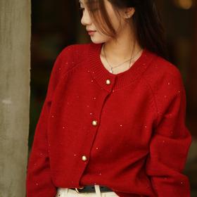 星空璀璨高光毛衣，上身高贵奢华，自带C位和聚光灯效果【3-5天发货，周末顺延】