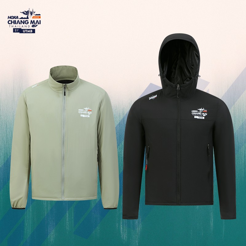 泰国清迈by UTMB®限定版保暖棉服男女户外跑步运动轻量保暖防寒外套（有赠品）