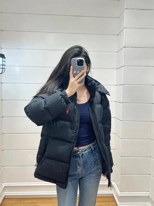 D121813新款圣诞拼色连帽可拆卸羽绒服外套男女同款 商品图9