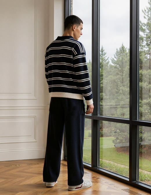 爱家贴贴系列~慕斯绒软绵绵男士家居服 自带慵懒感 可家居可外穿休闲套装 双面绒冬季更温暖 商品图1