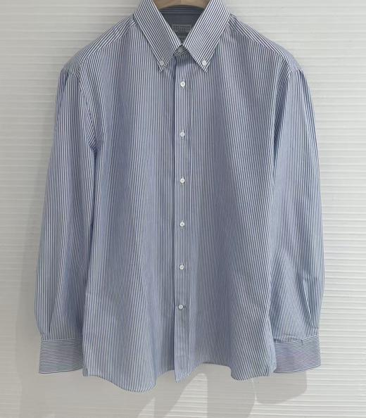 男款条纹长袖衬衫la006 商品图0