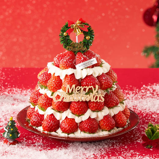 【草莓洛丽塔】纯正草莓奶油蛋糕 商品图0