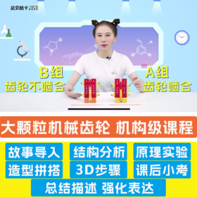 【机变酷卡】大颗粒机械齿轮 机构级课程