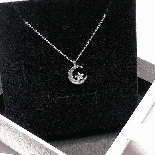 星月设计款925纯银系列项链纪念日百货门店同款160646644 商品图1