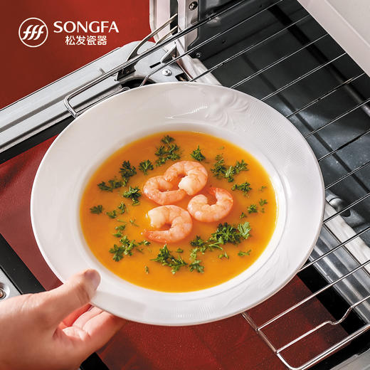 玉兰浮雕骨瓷餐具套装 商品图4