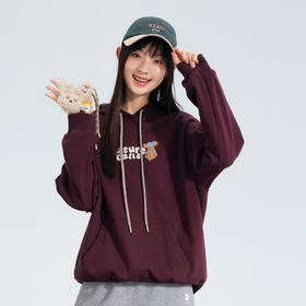 笛莎Deesha青少年女童卫衣2026春季女童春季连帽宽松卫衣