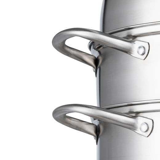 EFULLOT 伊弗勒 EFSS-S005星辰不锈钢三层蒸锅 30cm (含2片蒸片+1个蒸屉) 商品图3