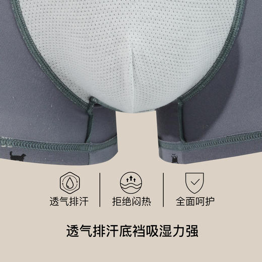 【满3条/6.7折】【秀黛】男精选时尚印花平角裤男士内裤【1条】W7338002T【门店同款】【内裤非质量问题不退换】 商品图2