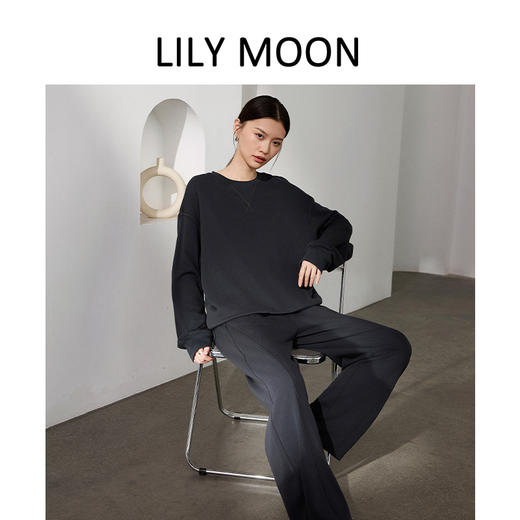 LILY MOON松弛解构设计感修身香蕉裤 商品图9