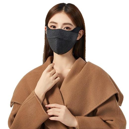 羊毛真丝口罩女高颜值冬季防风防寒加厚5新保暖防晒防紫外线面罩 商品图3