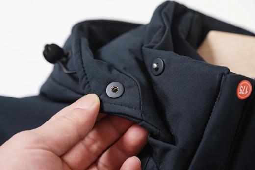 D121821三合一轻商务男士冬季连帽90%白鹅绒中长款羽绒服外套 商品图13