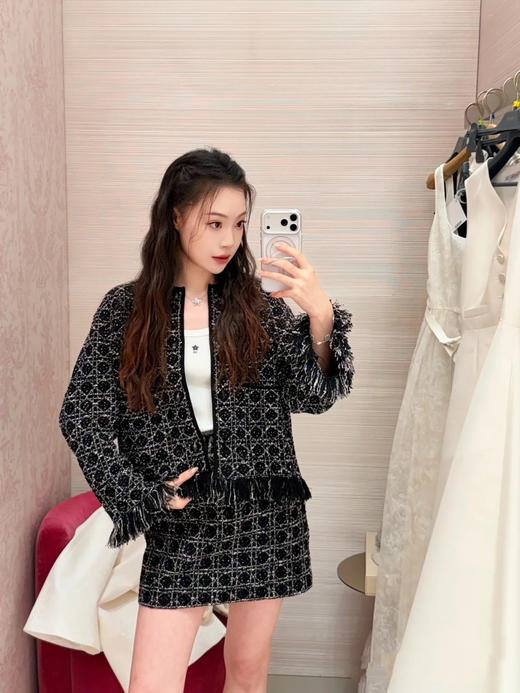 迪奥  新款藤格纹流苏外套(TM) 商品图5