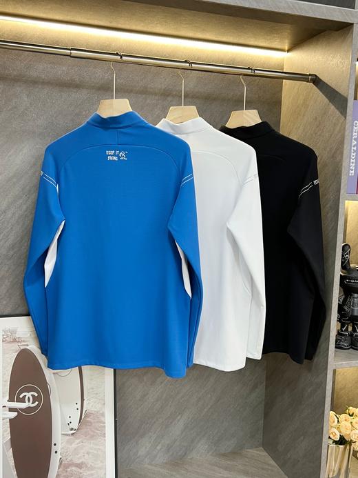 点此购买 万星威冬季男士高尔夫系列加绒半拉链打底衫 ss 338156 商品图4
