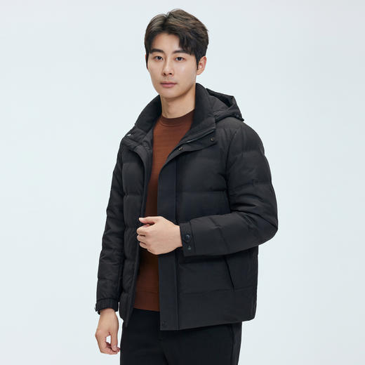 【门店同款&鸭绒】圣得西2025年冬季新款男士连帽羽绒服蓬松外套 商品图1