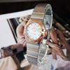 【95新】OMEGA 欧米茄123.20.24.60.05.001石英机芯24MM（女款）星座系列精钢/18K玫瑰金 101225TJ02 商品缩略图1
