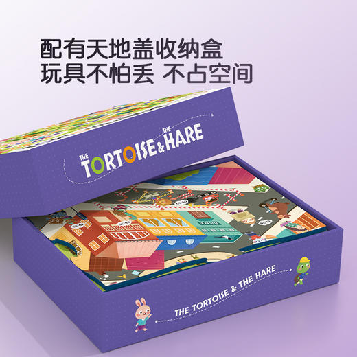 Pinwheel龟兔赛跑，认识钟表和时间，益智桌游玩具（3岁以上） 商品图5