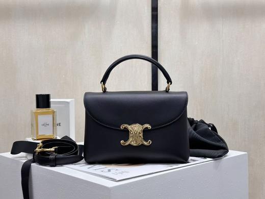 CELINE 赛琳 nino 黑色 光面 牛皮 小号（LZ） 商品图0