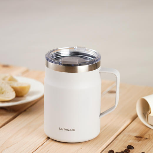 乐扣乐扣遇见马克杯保冷保温杯304不锈钢咖啡杯带盖办公室水杯女 LHC4282/4218 商品图8